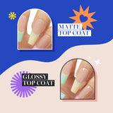 Load image into Gallery viewer, Base Gel, Glossy &amp; Matte Top Coat Set 10mL/Each